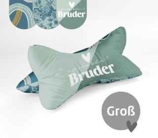 DIY-Nähset - Leseknochen - Groß - Für den besten Bruder - Velvet - abby and amy