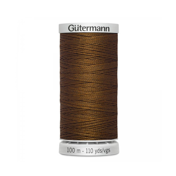 1 Garnrolle - Extra stark - Gütermann - 100m - Braun (650)