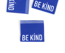 1 Label - BE KIND - Blau