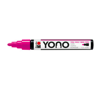 1 YONO Marker - Acrylmarker - 1,5-3mm - Marabu - NEON-Pink (Col. 334)