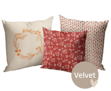 Kissenstoff - DIY - Kissen-Set - Weihnachtswunder - Winterbeeren - Lausemia Design Studio - Velvet - abby and amy