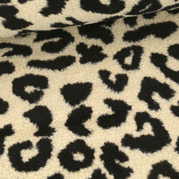Teddystoff - Teddy Jacquard - 360g - Leopard - Beige