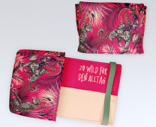 DIY-Nähset - Buch-Organizer - Zu Wild Für Den Alltag - Pink - Softshell - abby and amy