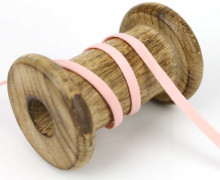 1 Meter Weiches Gummiband - Uni - 5mm - Babyrosa