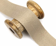1m weiches Gurtband - 40mm - Beige
