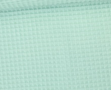 Waffel Piqué - Baumwolle - Mint