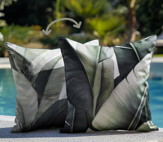 Genähtes Kissen inkl. Inlet - Tropical Jungle - Leaves - Mein Hanseherz