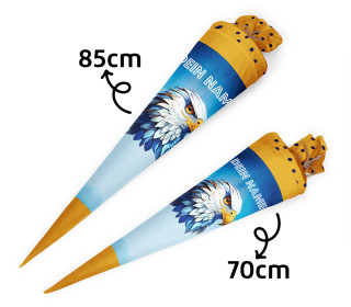 DIY-Nähset Schultüte - Konfigurator - Vögel - Velvet - personalisiert