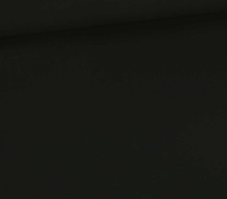 Viskose - Webware - Popeline - Leicht Elastisch - Uni - Schwarz