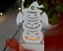 Silikon - Gießform - Scary Pumpkins - Kürbis – Stecker für Steckleisten - für Halloween - Lichtdeko - vielfältig nutzbar