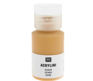 Acrylfarbe - Acrylini - 22ml - Matt - Geruchsarm - Rico Design - Ocker