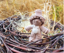 Silikon - Gießform - Kleine Vogelscheuche - vielfältig nutzbar