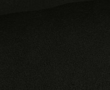Teddy Fur - Weicher & Leichter Teddystoff - Uni - Schwarz