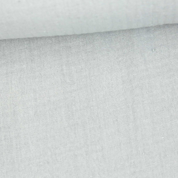 Musselin - Muslin - Double Gauze - Uni - 125g - Schnuffeltuch - Windeltuch - Hellgrau