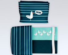 DIY-Nähset - Buch-Organizer - Maritim - Möwe - Softshell - abby and amy