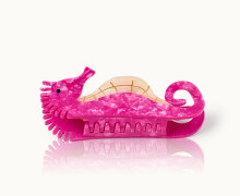 1 Haarklammer - Haarschmuck - Accessoire - Seepferdchen - Pink
