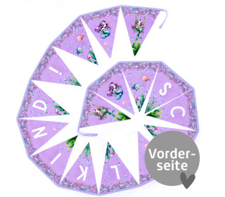 DIY - Wimpelkette - Schulkind - Dreamy Mermaid - Velvet - abby and amy