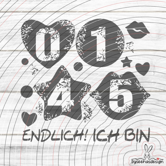 Zahlen Set 1 4 5 0 Plotterdatei SVG DXF