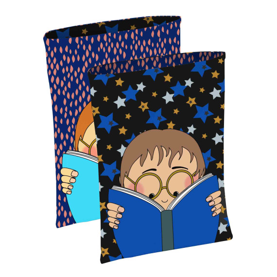 DIY-NÄHSET - Buchtasche - Best Book Ever - Blau - Cherry Picking - Softshell - abby and amy