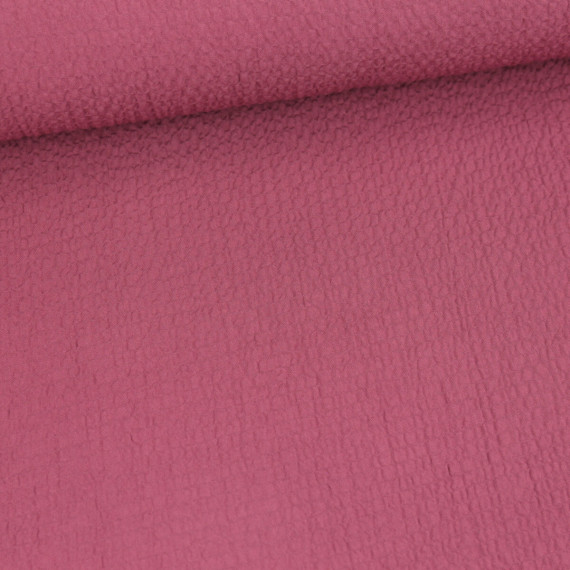 Viskose Krepp - Leicht Elastisch - Uni - Altbeere