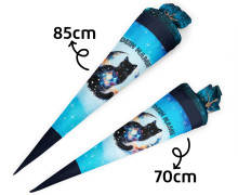 DIY-Nähset Schultüte - Konfigurator - Katzen - Velvet - personalisiert