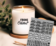 Rub-On Sticker - Frohe Ostern - Tante Henni Rub-Ons - vielfältig nutzbar - Ostern