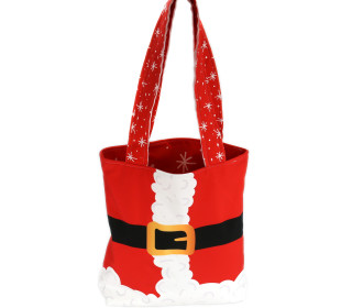 DIY-NÄHSET - Softshell Motivbeutel - Shopper - Weihnachtsmann - abby and amy