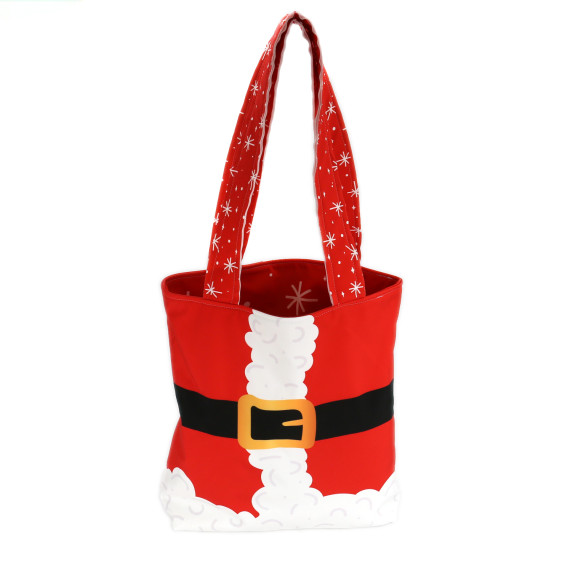 DIY-NÄHSET - Softshell Motivbeutel - Shopper - Weihnachtsmann - abby and amy