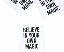 1 Super BIG Label - Magic - Weiß - anlukaa