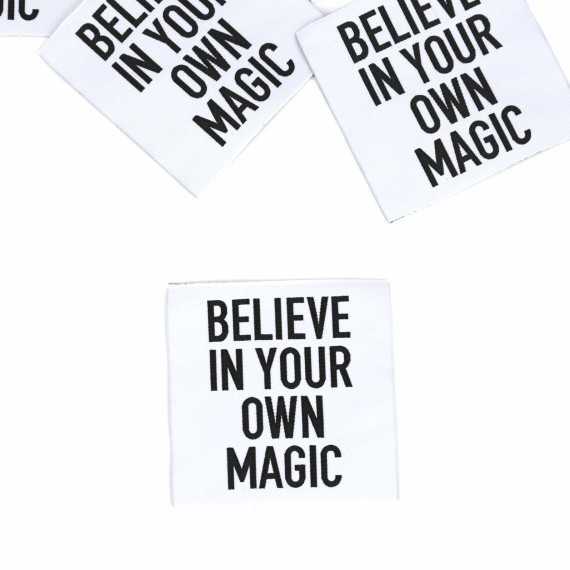 1 Super BIG Label - Magic - Weiß - anlukaa