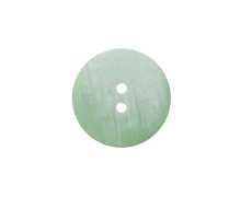 1 Polyesterknopf - Rund - 18mm - 2 Löcher - Farbverlauf - Hellgrün