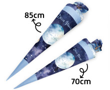DIY-Nähset Schultüte - Konfigurator - Weltall - Velvet - personalisiert
