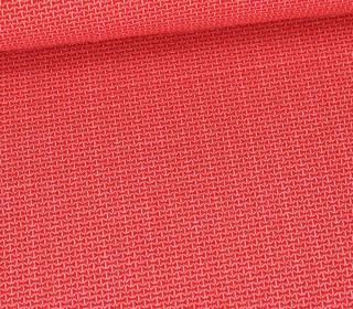 Bio-Elastic Minijacquard Jersey - 3D - Mini Bow Knit - Beetles & Bugs - Hamburger Liebe - Rosa/Dunkelrot