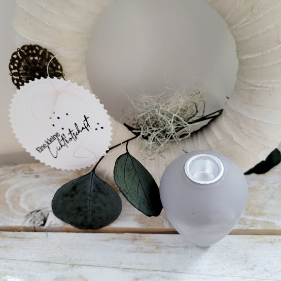 Silikon - Gießform - Kerzenhalter / Vase - oval - 2in1 - vielfältig nutzbar