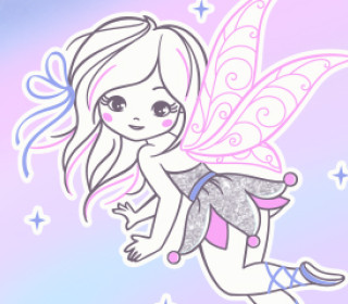 Plotterdatei „Flying Fairy
