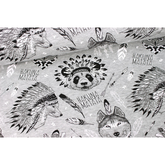 2. Wahl - Sommersweat - Hakuna Matata -  Grau Meliert