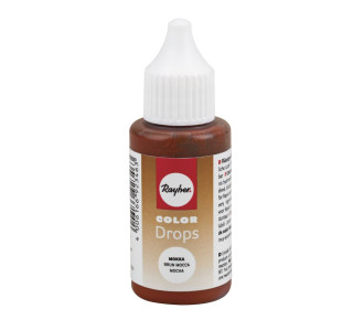 Color Drops - flüssiges Farbkonzentrat - Mokka - Lösungsmittelfrei - 25ml - Rayher