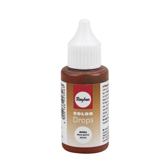 Color Drops - flüssiges Farbkonzentrat - Mokka - Lösungsmittelfrei - 25ml - Rayher