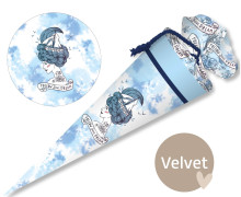 DIY-Nähset Schultüte - KLEINE TÜTE - Follow Your Dream - Velvet - abby and amy