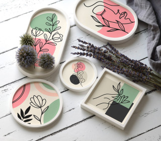 Outdoorstoff - Summer Breeze - Inlays für Silikon - Probierset - Frida Kreativ - abby and amy