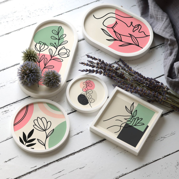 Outdoorstoff - Summer Breeze - Inlays für Silikon - Probierset - Frida Kreativ - abby and amy