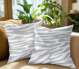 Genähtes Kissen inkl. Inlet - BIG Zebra - Grau - Anlukaa - Mein Hanseherz