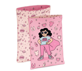 DIY-NÄHSET - Buchtasche - Super Mom - Softshell - abby and amy