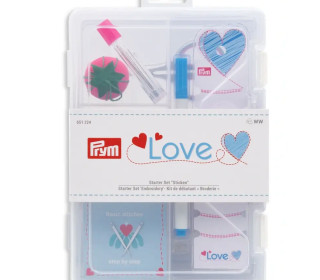 Starter Set Sticken - Hochwertiges Stickzubehör - Prym Love - Transparent