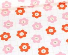Sommersweat - Sweet Love - Blumen - Weiß - Bio Qualität - abby and me