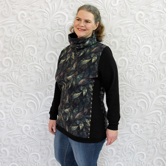 Pullover Falten Brise Damen