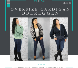 Oversize Cardigan OBEREGGEN Gr. 32-56