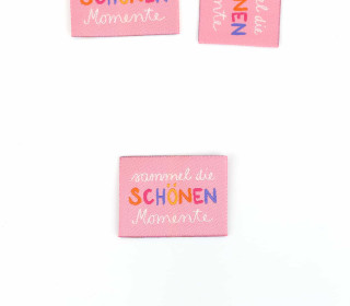 1 Label - sammel die SCHÖNEN Momente - Rosa - jojulein design