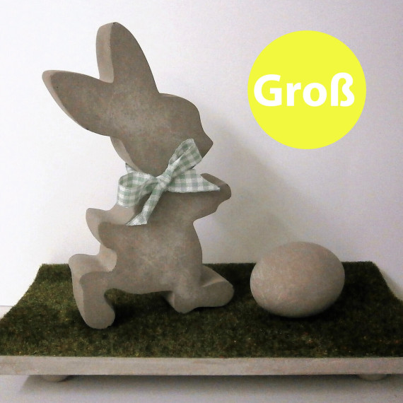 Silikon - Gießform - Laufender Hase - Groß - vielfältig nutzbar