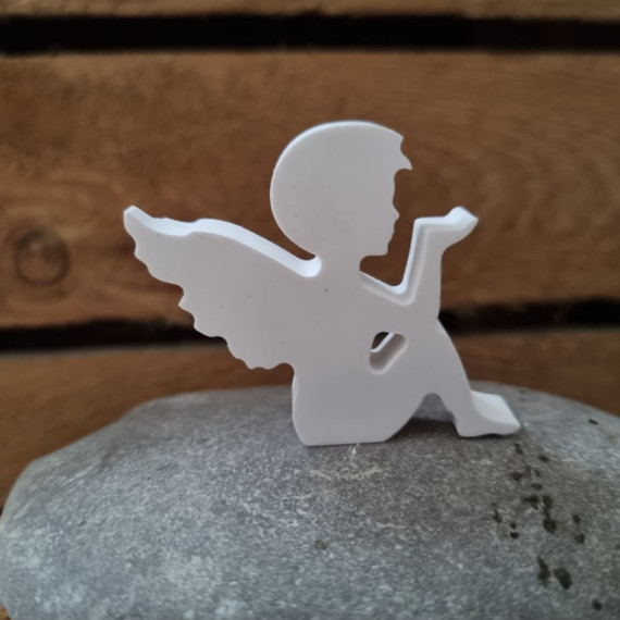 Silikon - Gießform - Mini Zuckersüßer Engel - 4er-Set - Engel 1 - vielfältig nutzbar